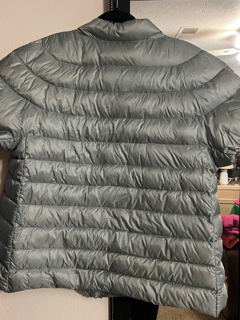 Martha Stewart Quilted Packable Puffer Jacket - Sage - Picture 2 of 4